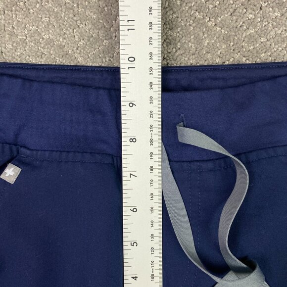 Figs Zamora Scrub Pants Womens XS Petite Blue Joggers Drawstrings XSP W18SW2005P - Picture 11 of 14